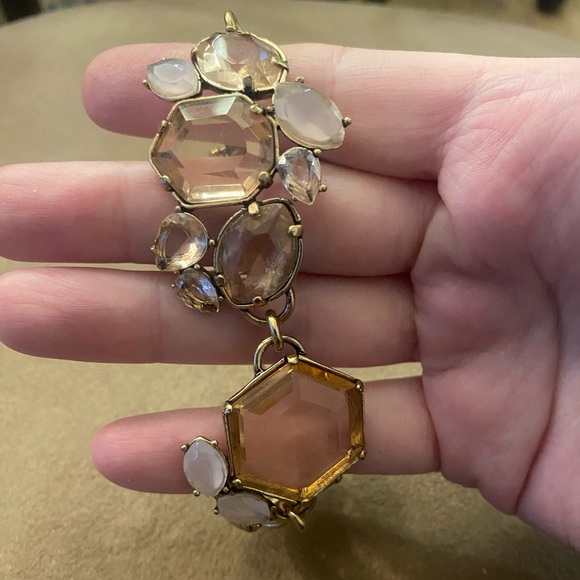 JCrew Rose Pink Facet Bracelet - Picture 2 of 4